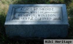 Alice Torode Winston