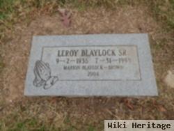 Leroy Blaylock, Sr