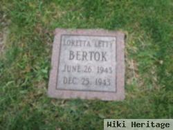 Loretta Lillian "letty" Bertok