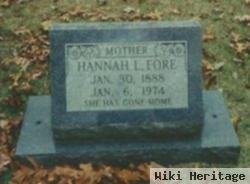 Hannah Louisa Greer Caudle Fore