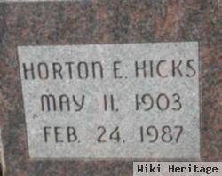 Horton E Hicks