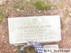Pfc Charles B Klink