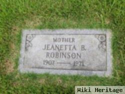 Jeanetta B Robinson