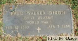 Dr Fred Walker Dixon