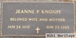 Jeanne P Knoupf