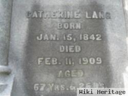 Catherine Benson Lang