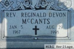 Rev Reginald Devon Mccants