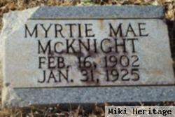 Myrtie Mae Mcknight