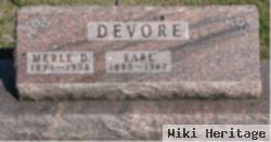 David Earl "earl" Devore