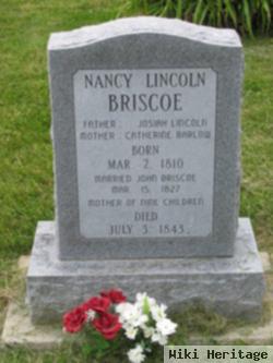 Nancy Lincoln Briscoe