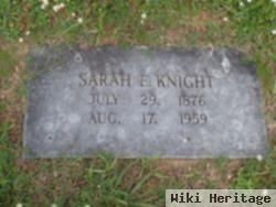 Sarah Ellen Holly Knight
