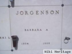 Barbara A Jorgenson