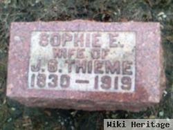 Sophie E. Thieme