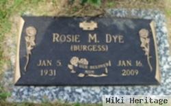 Rosie M. Burgess Dye