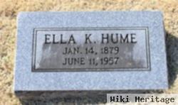 Ellen Katherine "ella" Duebbert Hume