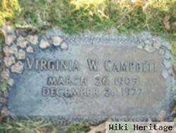 Virginia Wallace "ginger" Campbell