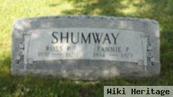 Fannie P Bellinger Shumway