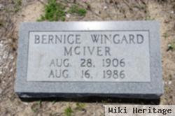 Bernice Lorraine Wingard Mciver