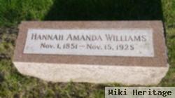 Hannah Amanda Williams