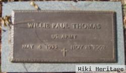 Willie Paul Thomas