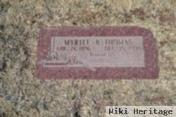 Myrtle B "nannie" Thomas