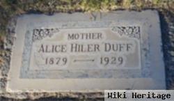 Alice Cora Hiler Duff