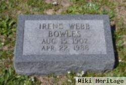 Irene Webb Bowles