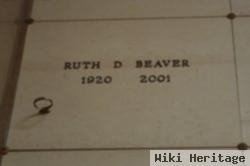 Ruth D Beaver