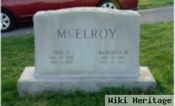 Margaret M Mcelroy