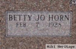 Mrs Betty Jo Horn Foster