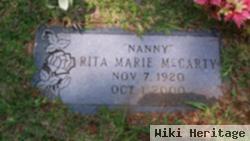 Rita Marie "nanny" Mccarty