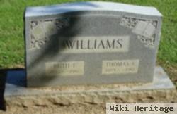 Ruth E. Ridgeway Williams