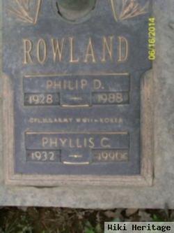 Philip D Rowland