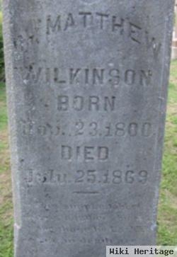 Dr Matthew H Wilkinson, Sr