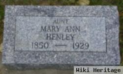 Mary Ann Henley