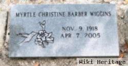 Myrtle Christine Barber Wiggins