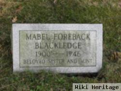 Mabel A. Youtzler Blackledge