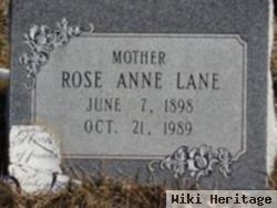 Rose Anne Fagus Lane