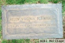 Helen Virginia Formhals