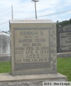 Hannah R. Meck Derr