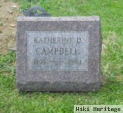 Katherine D Campbell