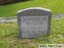 Johnnie H Taylor