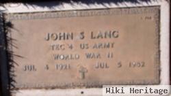 John S Lang