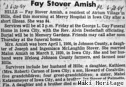 Faye Stover Amish