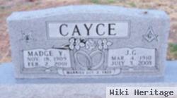 Madge Y. Carter Cayce