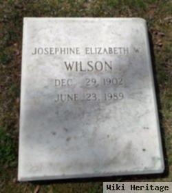 Josephine Elizabeth Wilson Wilson