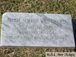 Billie Milton Whitehurst