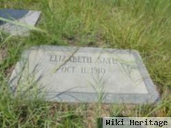 Elizabeth Saye