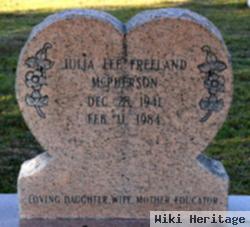 Julia Lee Freeland Mcpherson