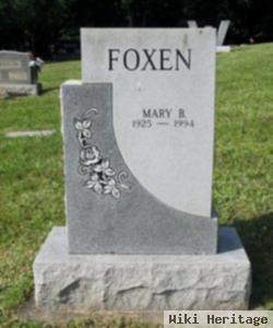 Mary B Foxen